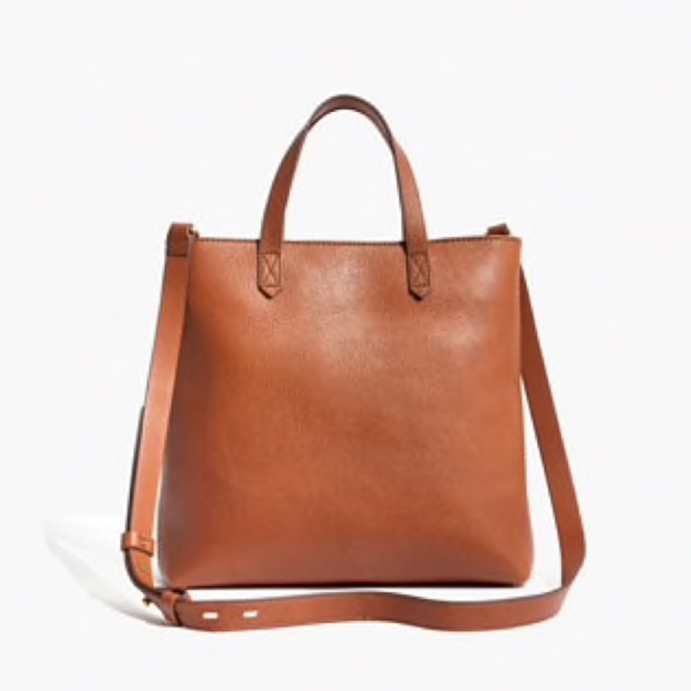 Madewell leather transport crossbody bag